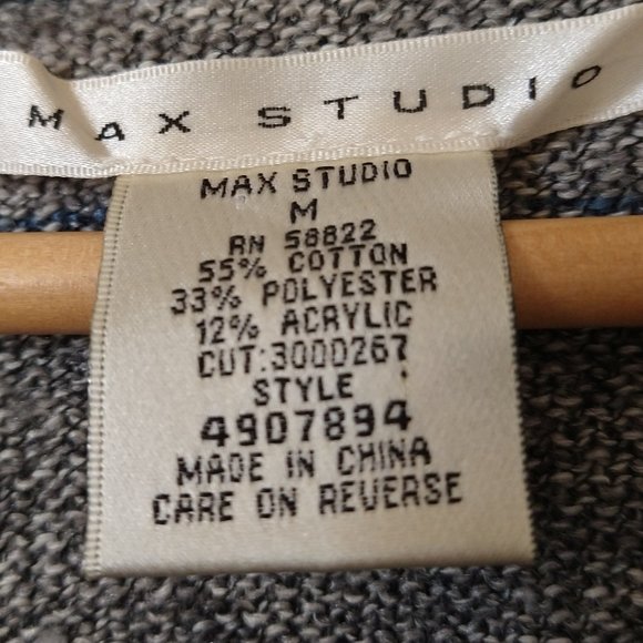 Gray Long Sleeve Hooded Sweater Dress Size Med - Picture 4 of 4